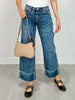 Hint of Blu Relaxed Straight Cuffed Jeans-Canyon Denim