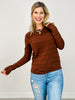 Classic Cable Ribbed Knit Sweater
