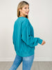 The Eleanor Mineral Wash Fleece Sweatshirt - Jewel Tones