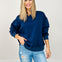 The Eleanor Mineral Wash Fleece Sweatshirt - Jewel Tones