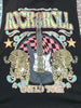 Rock & Roll World Tour Vintage Graphic Kantha Top