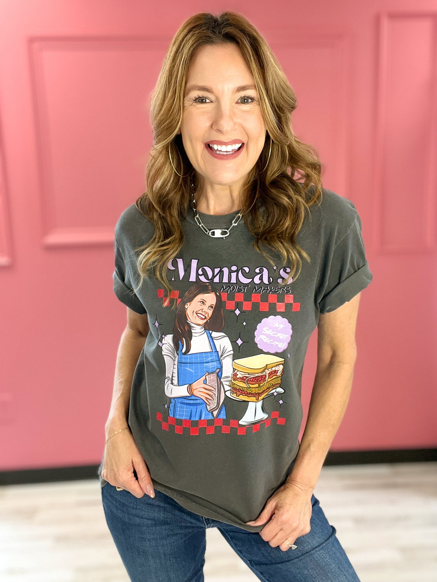 Monica's Moist Makers Friends Graphic Tee