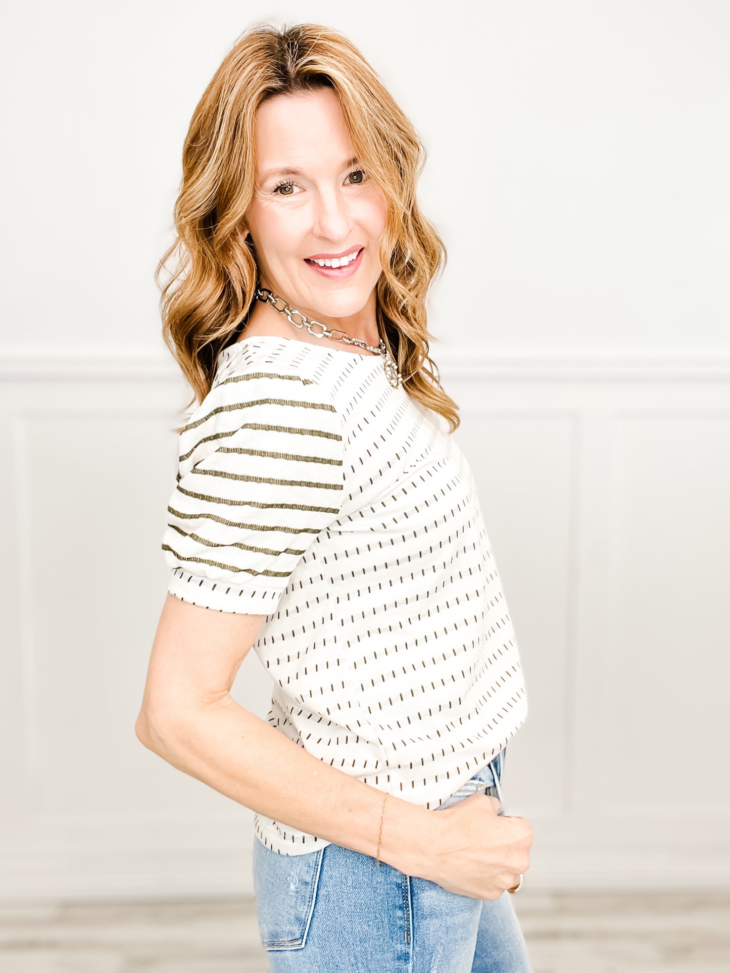 Casual Striped Bliss Top