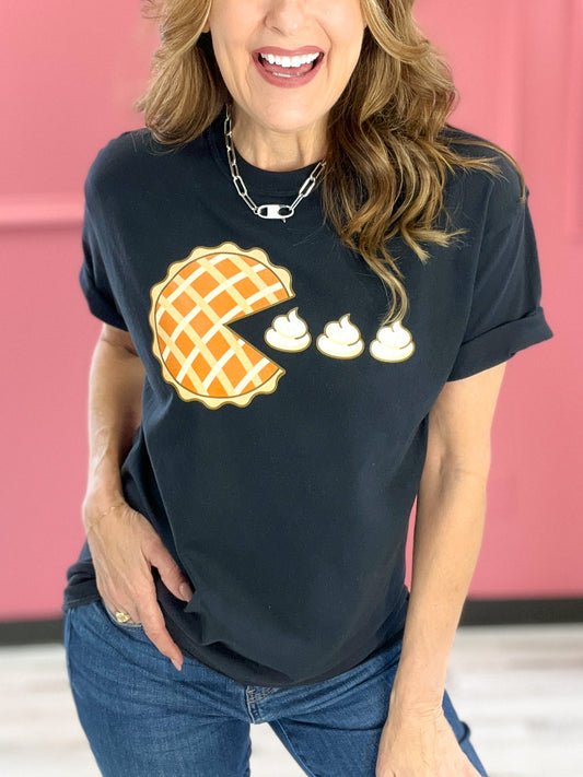 Pie Man Game Thanksgiving Graphic Tee