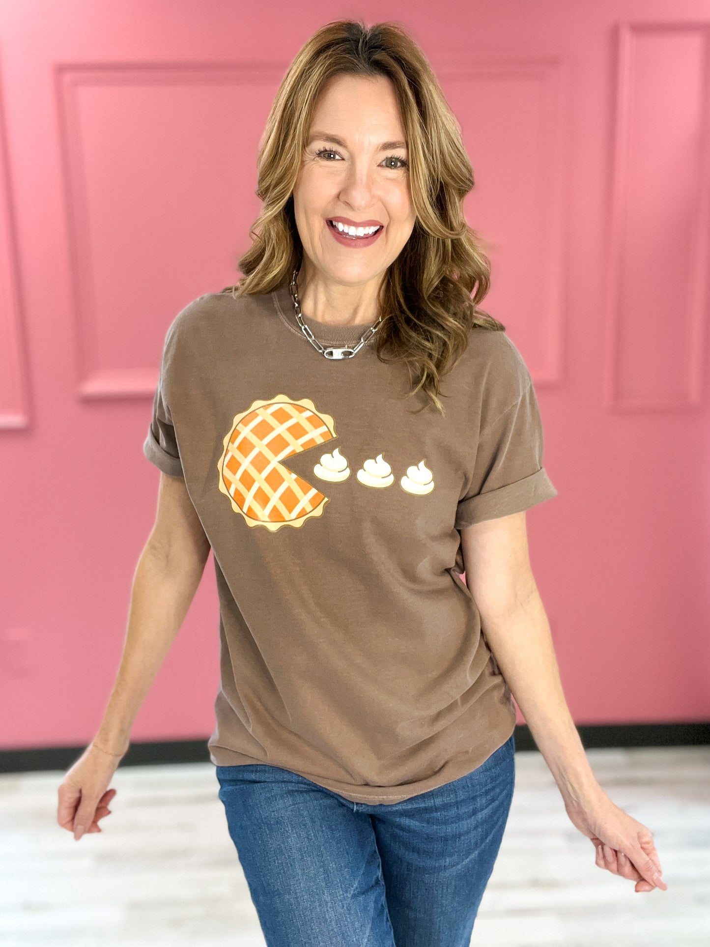 Pie Man Game Thanksgiving Graphic Tee