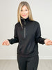 Modal Scuba Piping Quarter Zip Pullover