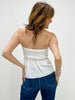 Ruffle Tie-Front Airflow Tube Top