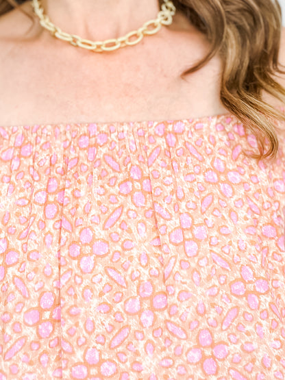 Soft Balloon Sleeve Off Shoulder Top