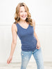 Corduroy Ribbed Stretchy Tank Top