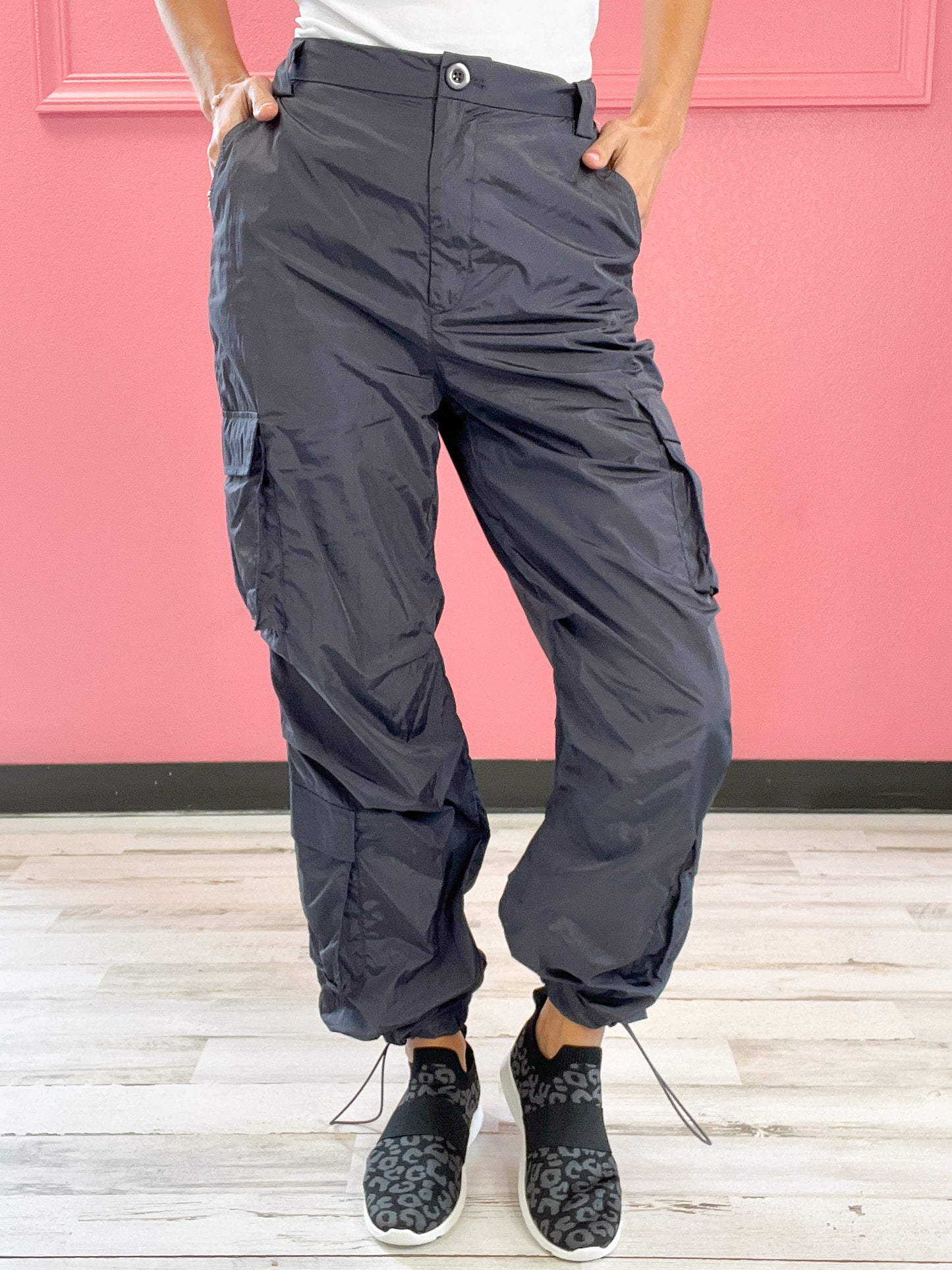 Do Me A Solid Parachute Cargo Pants