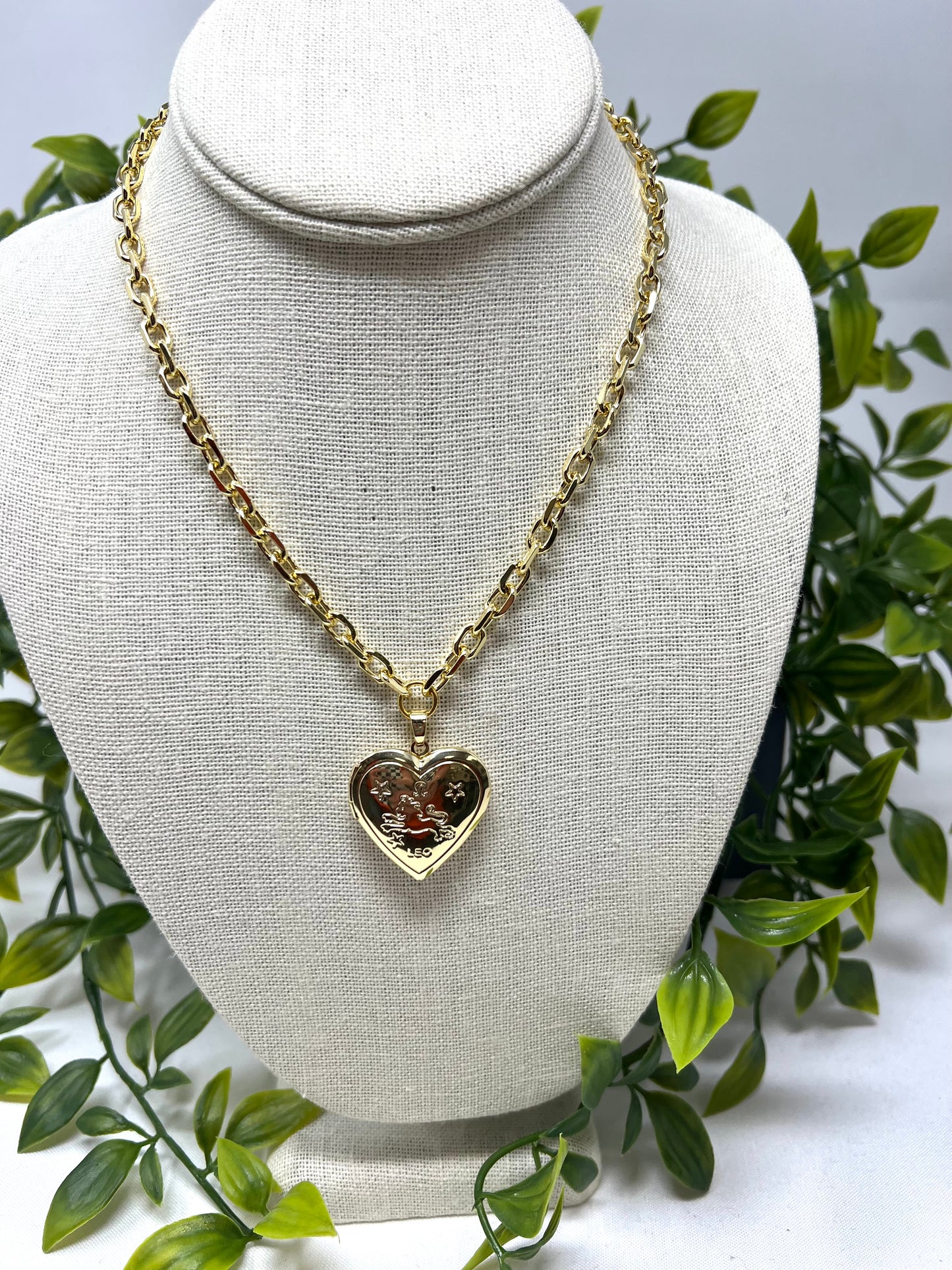 Leo Locket Necklace