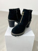 Corkys Graham Cracker Booties in BLACK FAUX SUEDE