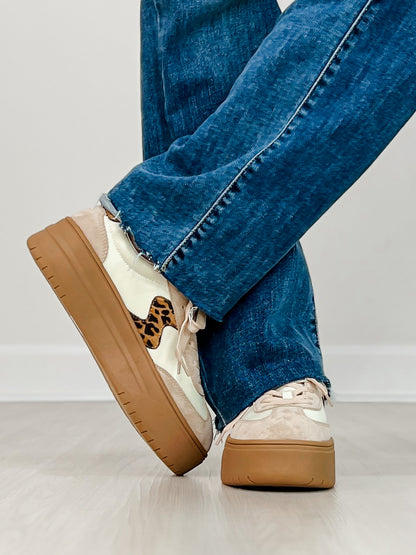 Corkys Pop Off Tennis Shoes in IVORY