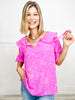 Devoted To You Sheer Dressy Top with Puff Sleeves