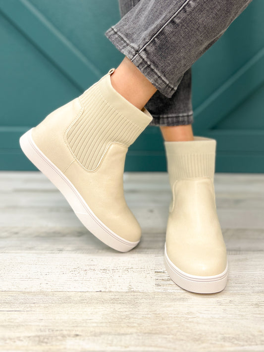 Corkys Sweater Weather Boots in Ivory
