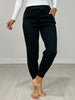 High Waisted Solid Knit Joggers