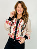 Queen of Sparkles Black Trim Nutcracker Cardigan