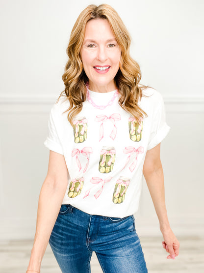 Pickles and Pink Bows Graphic Tee