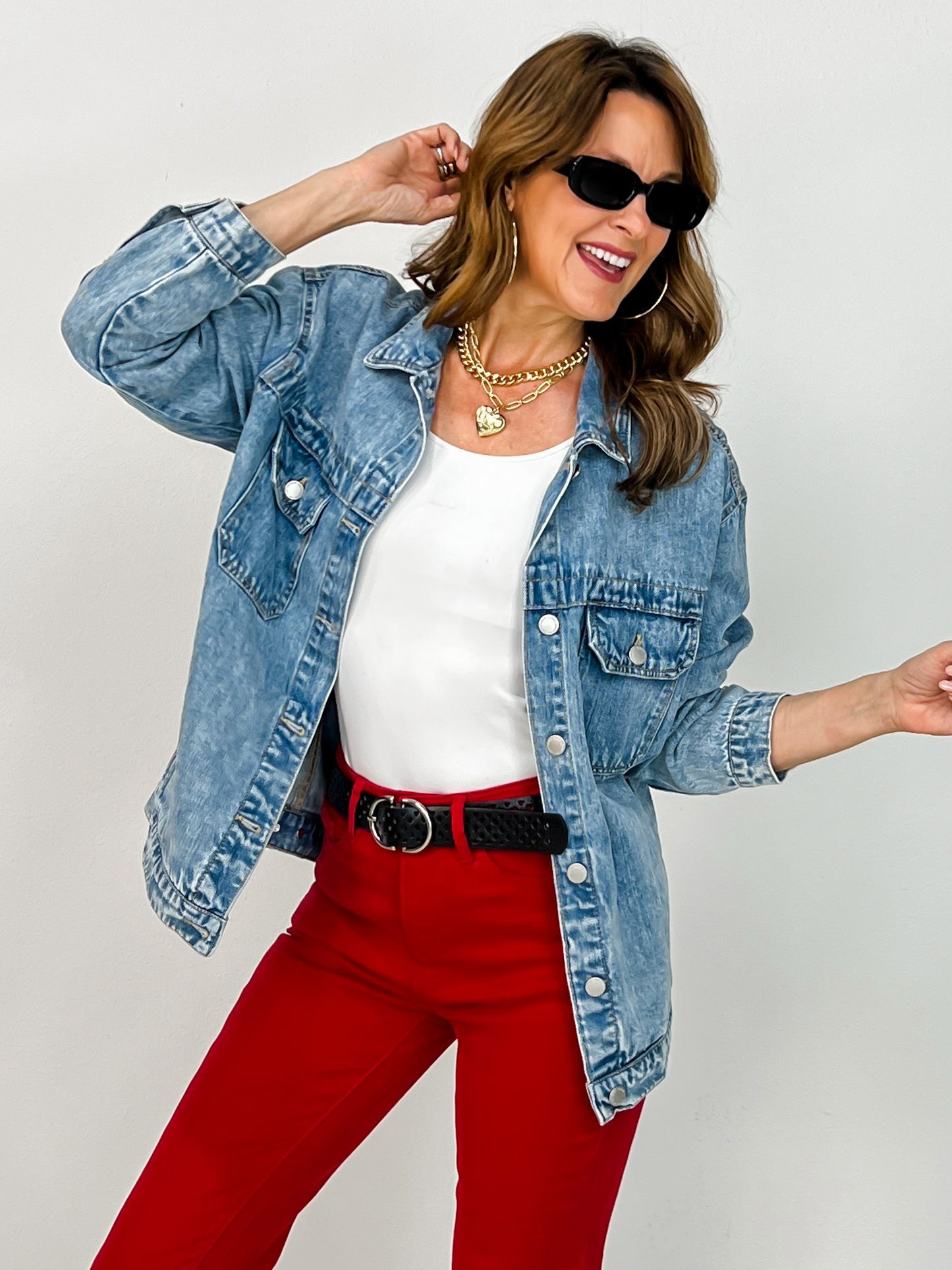 Risen Oversized Denim Jacket