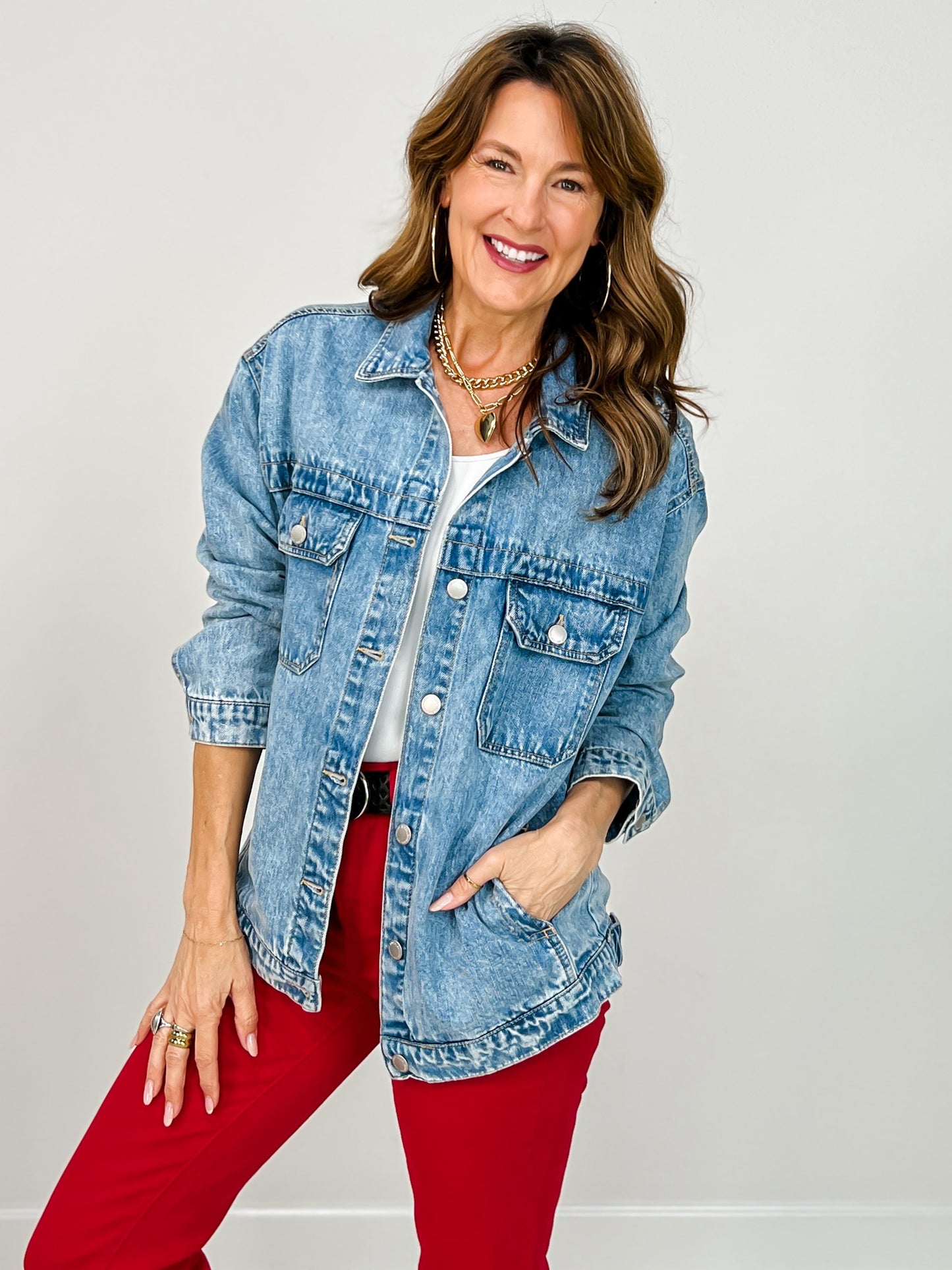 Risen Oversized Denim Jacket