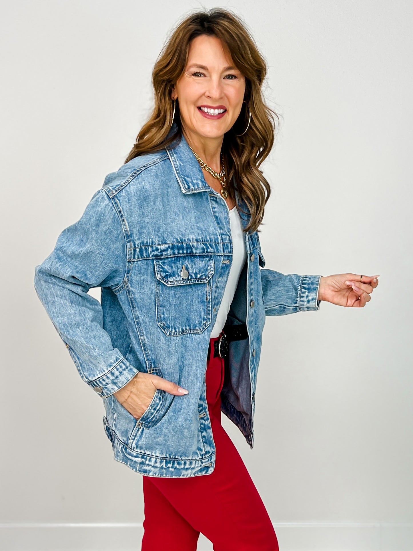 Risen Oversized Denim Jacket