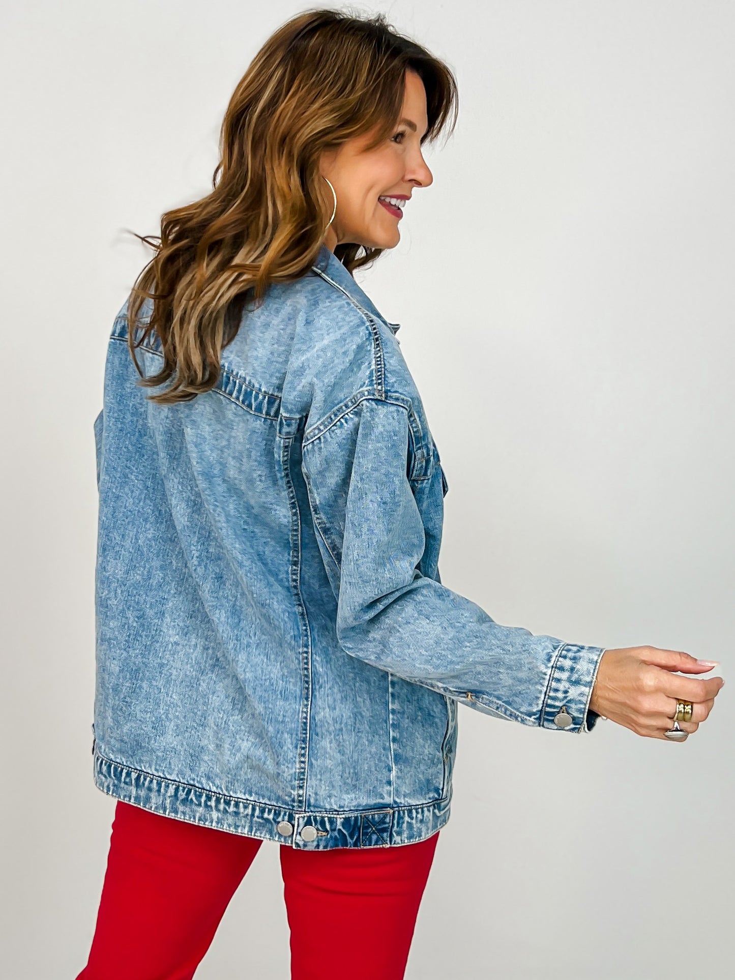 Risen Oversized Denim Jacket