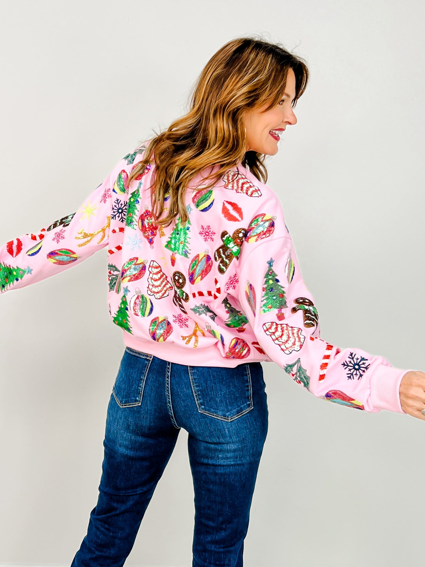 Queen of Sparkles Christmas Icons Sweatshirt