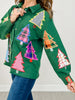 Queen of Sparkles Multi Plaid Christmas Tree Shacket