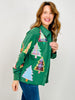 Queen of Sparkles Multi Plaid Christmas Tree Shacket