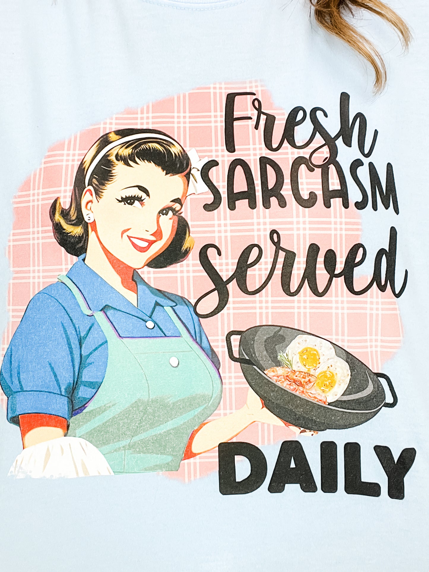 Sarcasm Served Daily Vintage Graphic Tee