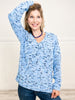 Long Sleeve Confetti Sweater Top