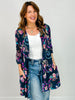 3/4" Sleeve Lizzy Classic Open Front Cardigan
