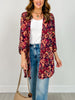 3/4" Sleeve Lizzy Classic Open Front Cardigan