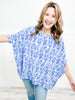 Effortless Chic Short Sleeve Tunic Top with Hi-Lo Hem