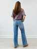 Judy Blue OASIS Mid-Rise 90's Straight Rigid Magic Distressed Jeans