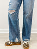 Judy Blue OASIS Mid-Rise 90's Straight Rigid Magic Distressed Jeans