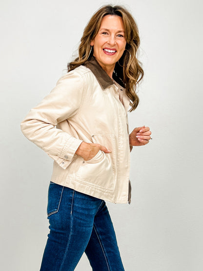 Heavy Garment Washed Canvas Barn Jacket