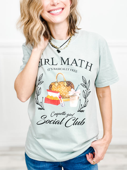 Girl Math Social Club Graphic Tee
