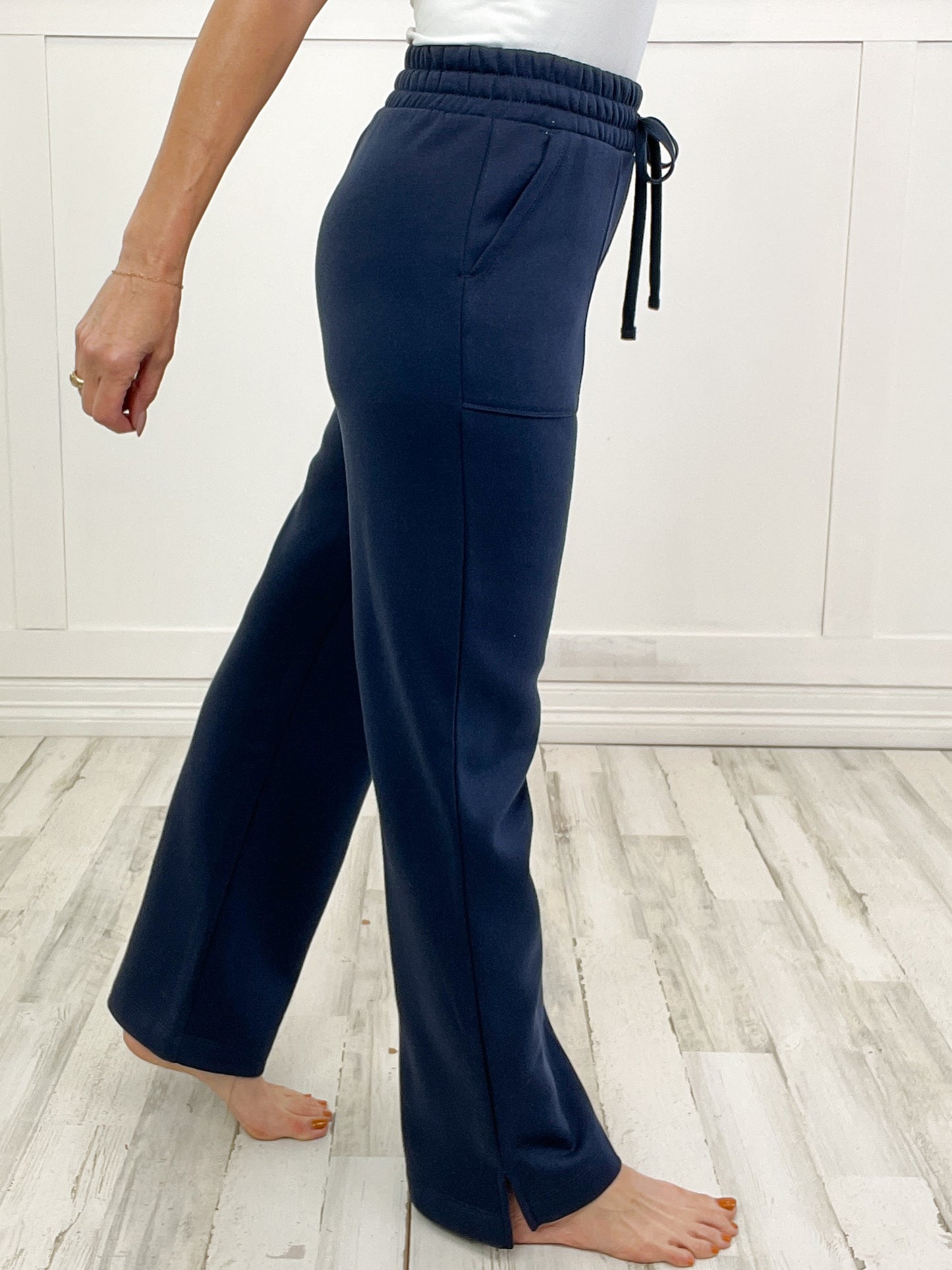 All Day French Terry Straight Leg Pant - B