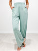 Viscose Elastic Waist Modal Wide Leg Pants