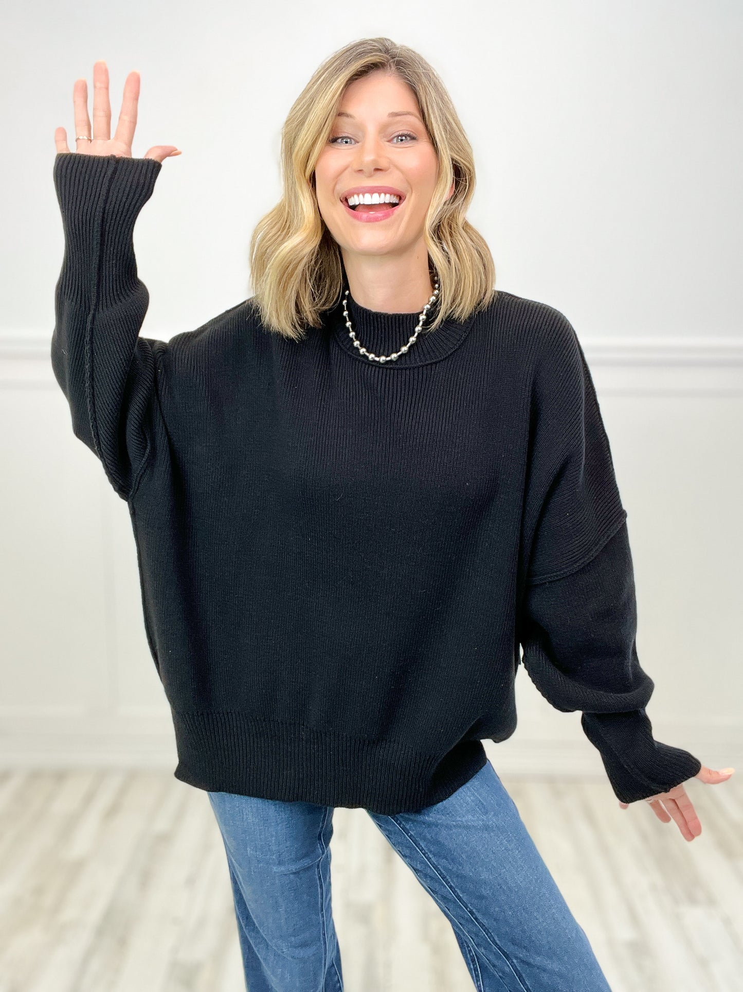 Cozy up Comfort Oversized Sweater Top