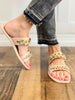 Double Chain "Sofia" Slide Sandals