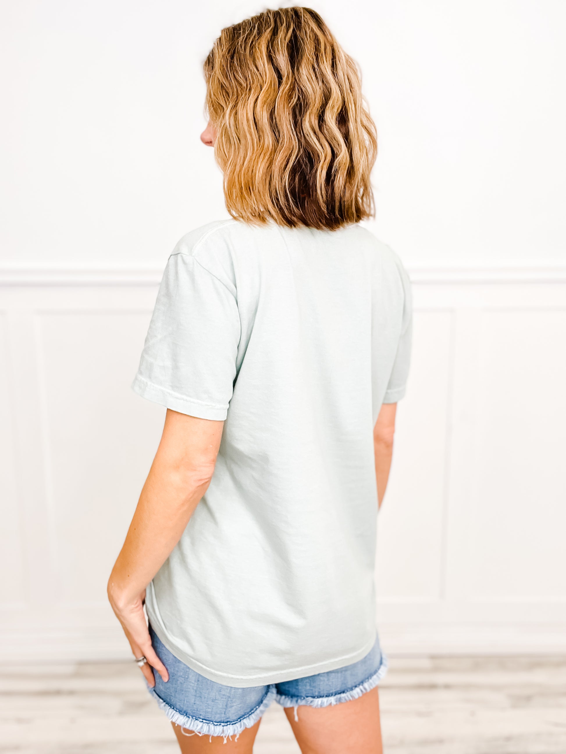 Some Bunny Needs Coffee Gold Foil Graphic Tee