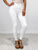 Judy Blue VANNA High-Waist White Skinny Jeans