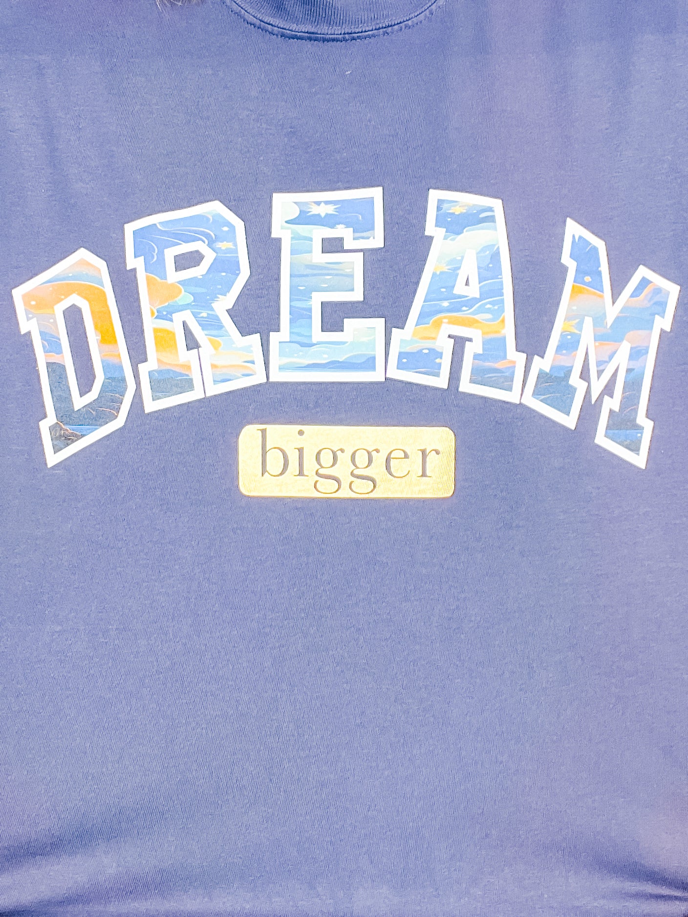 Dream Bigger Gold Foil Graphic Tee