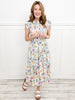 Thinkin' Bout Me Floral Smocked Tiered Midi Dress