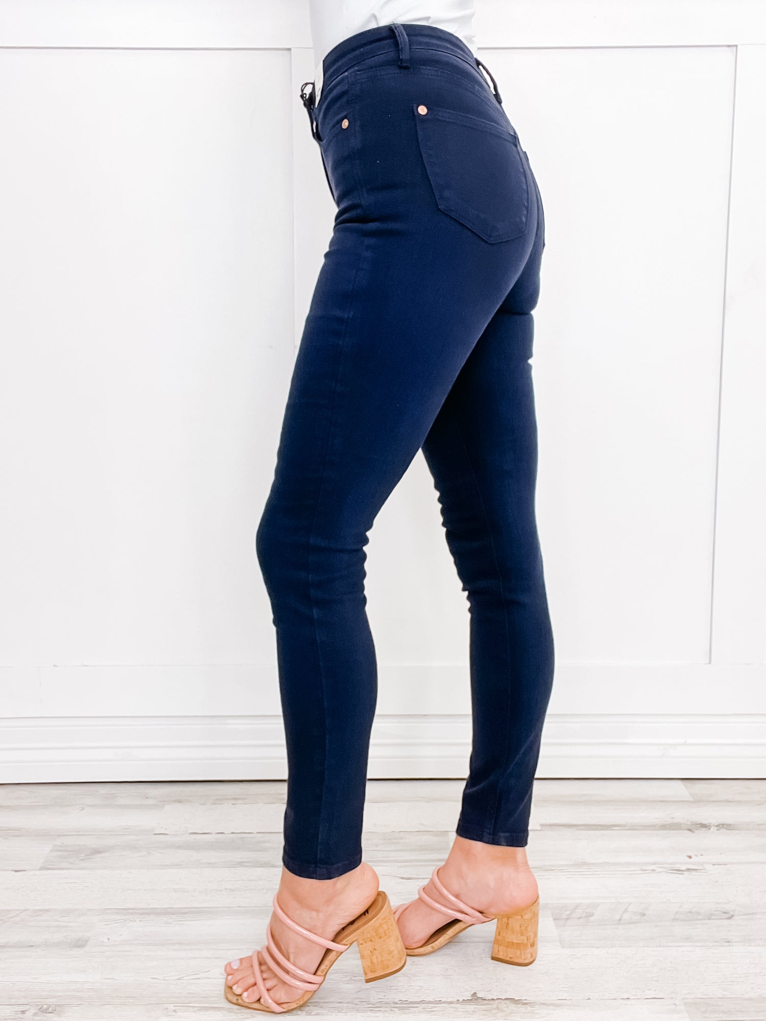 The Millie High Waisted Judy Blue Tummy Control Dyed Wide Crop Jean in –  Emma Lou's Boutique