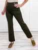 Magic Slim Straight Pants in OLIVE