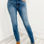 Vervet Pleasantly Mid Rise Straight Leg Jeans