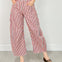 Mineral Wash Striped Barrel Leg Jeans